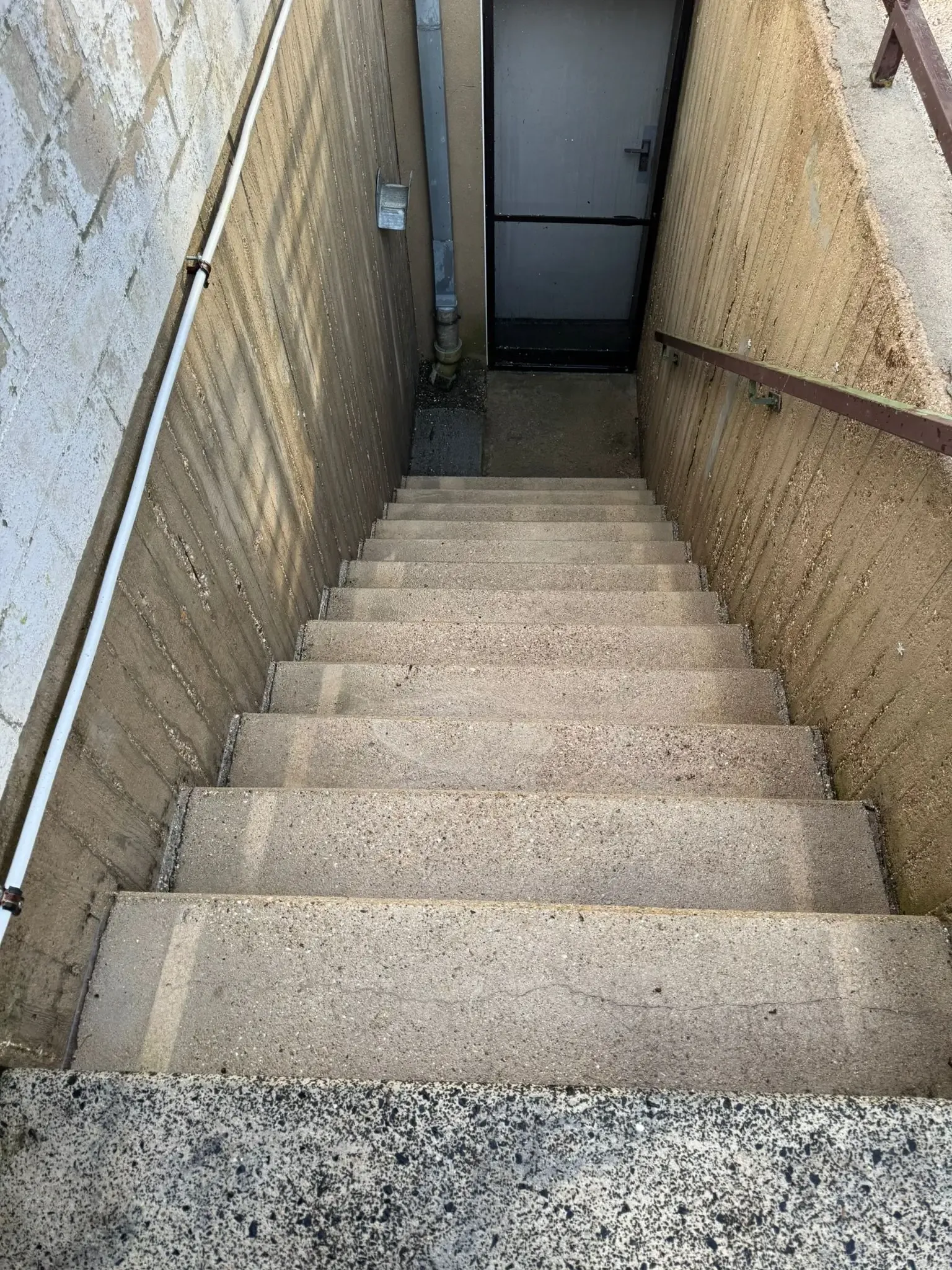 After Steinreinigung Beispiel